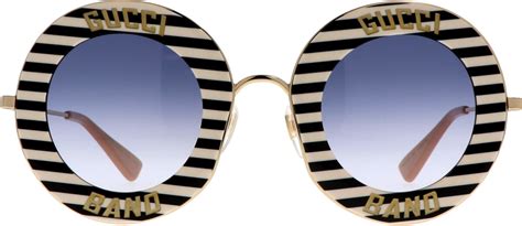 gucci black with white stripes with white flowers|black and white gucci sunglasses.